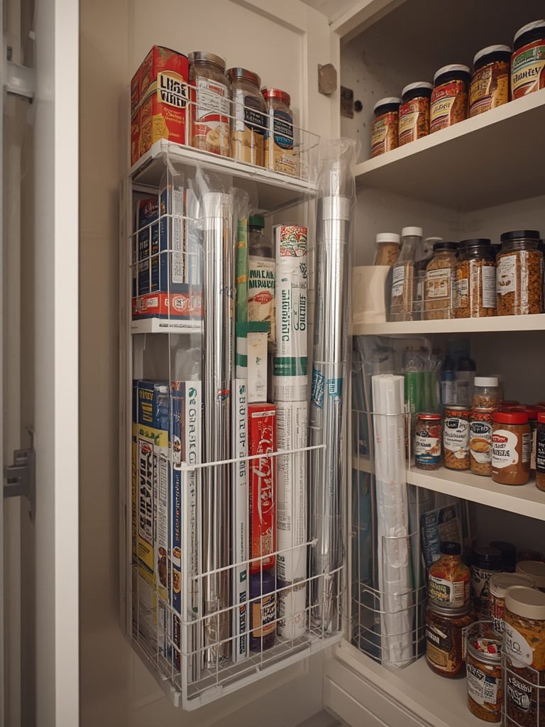 cabinet organizer in action