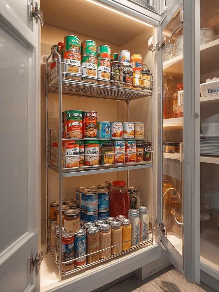 can organizer in action