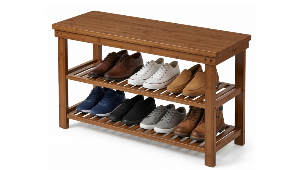 shoe rack bench for entryway 1 HOMYZY