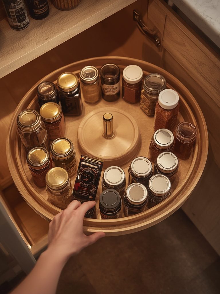 Lazy Susan: 10 Tested Tips For a Better Pantry Organizer in 2026 2 lazy susan in action